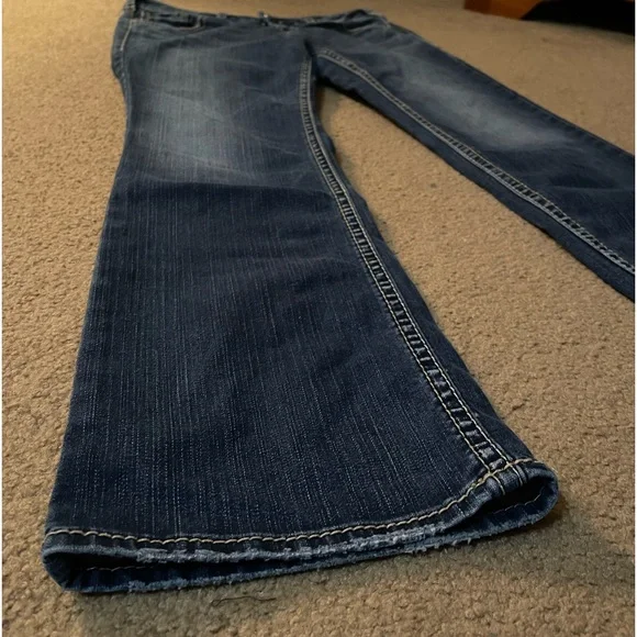34/33 Silver Suki Super Stretch Boot Cut Jeans - Picture 2 of 7